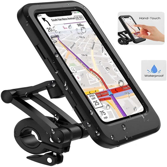 Universal 360 Rotation Waterproof Cell Phone Holder for Bikes and Cycles